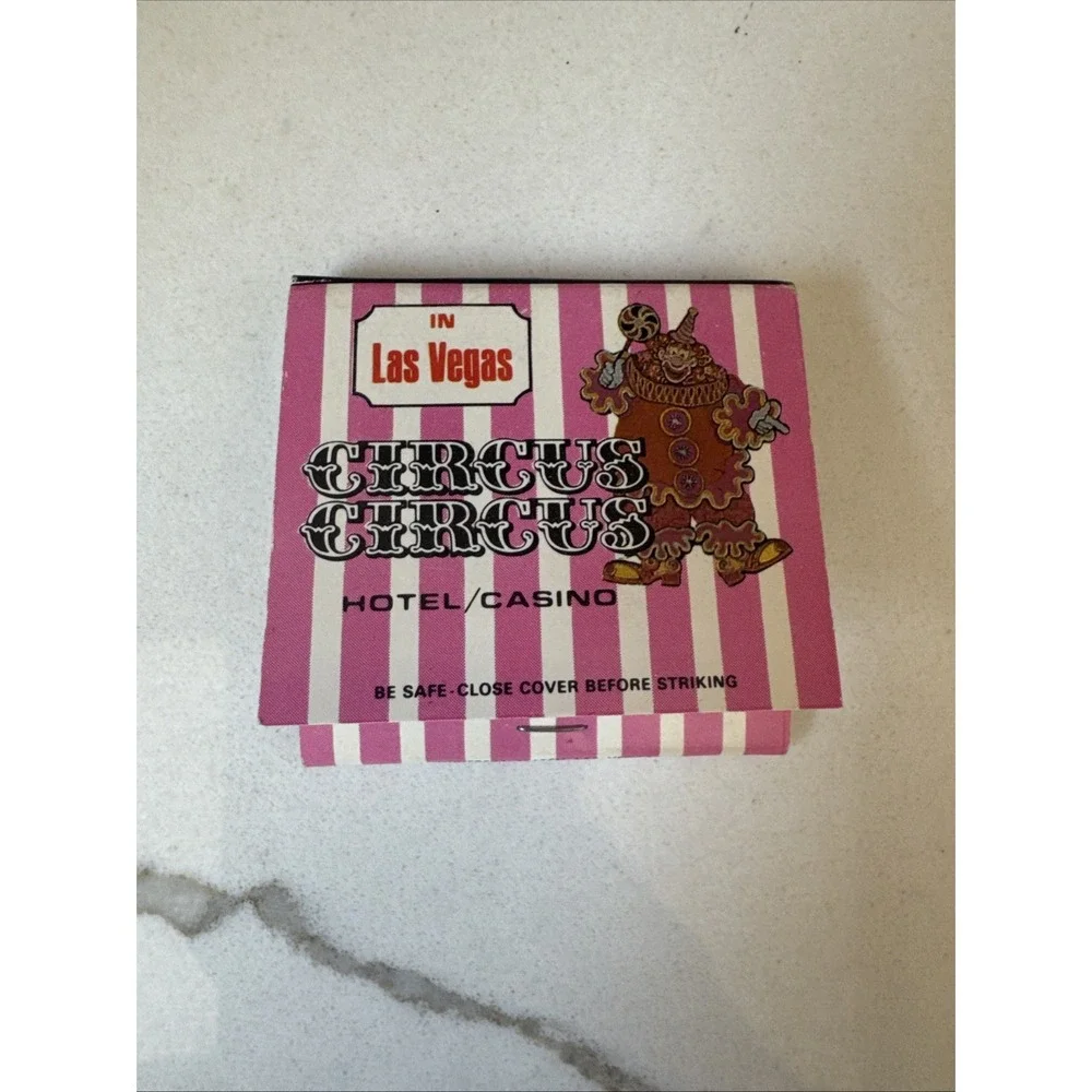 Circus Circus Hotel And Casino In Las Vegas Vintage‎ Matchbook